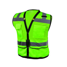 Mesh Hook Loop Safety Vest high visibility road safety reflective vest chalecos de seguridad